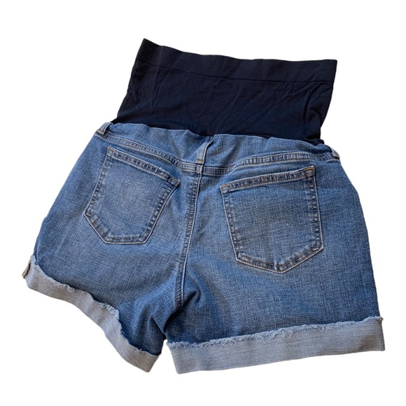 a:glow maternity shorts - denim distressed style - Picture 2 of 7
